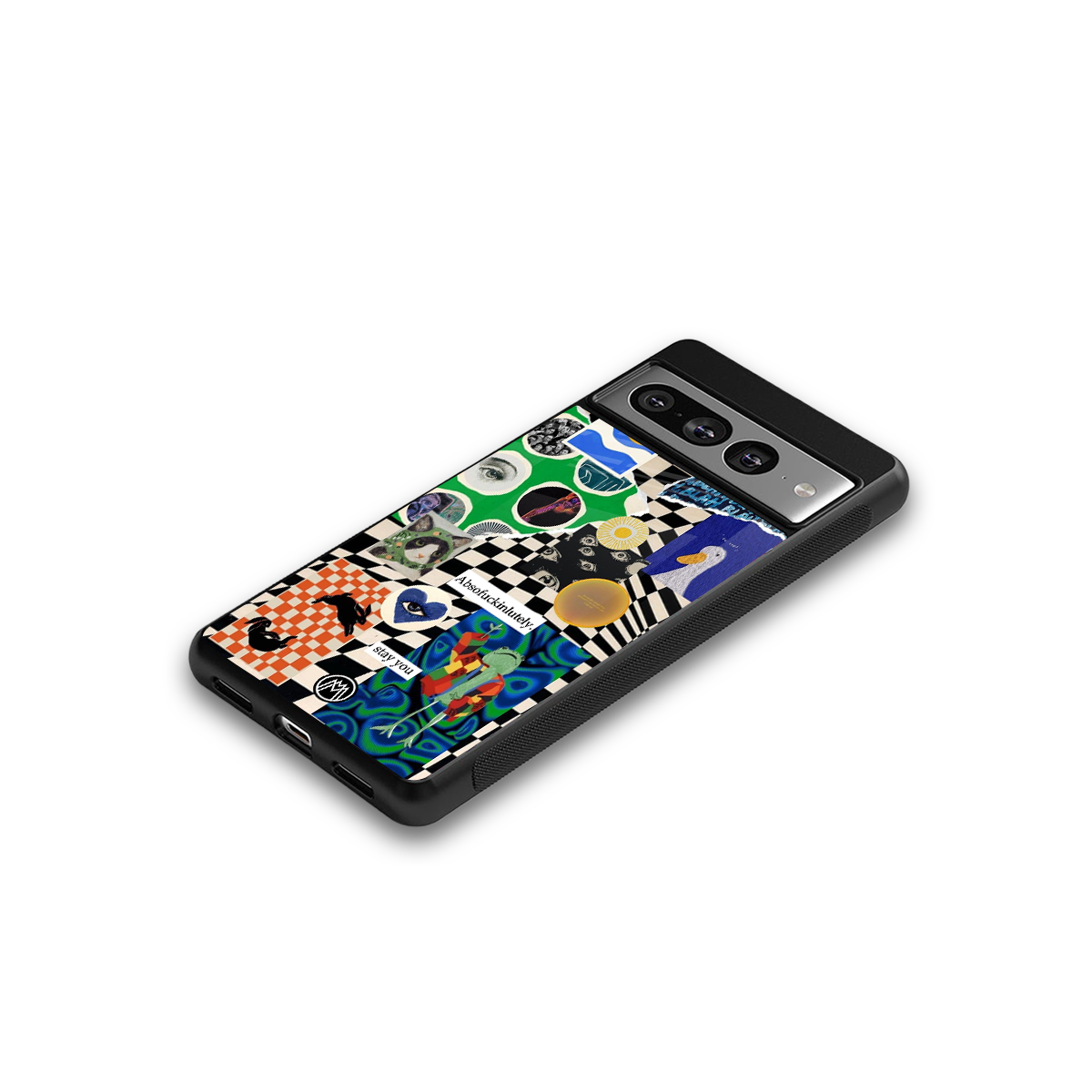 courage back phone cover | glass case for google pixel 7 pro