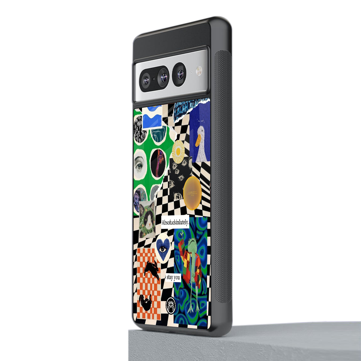courage back phone cover | glass case for google pixel 7 pro