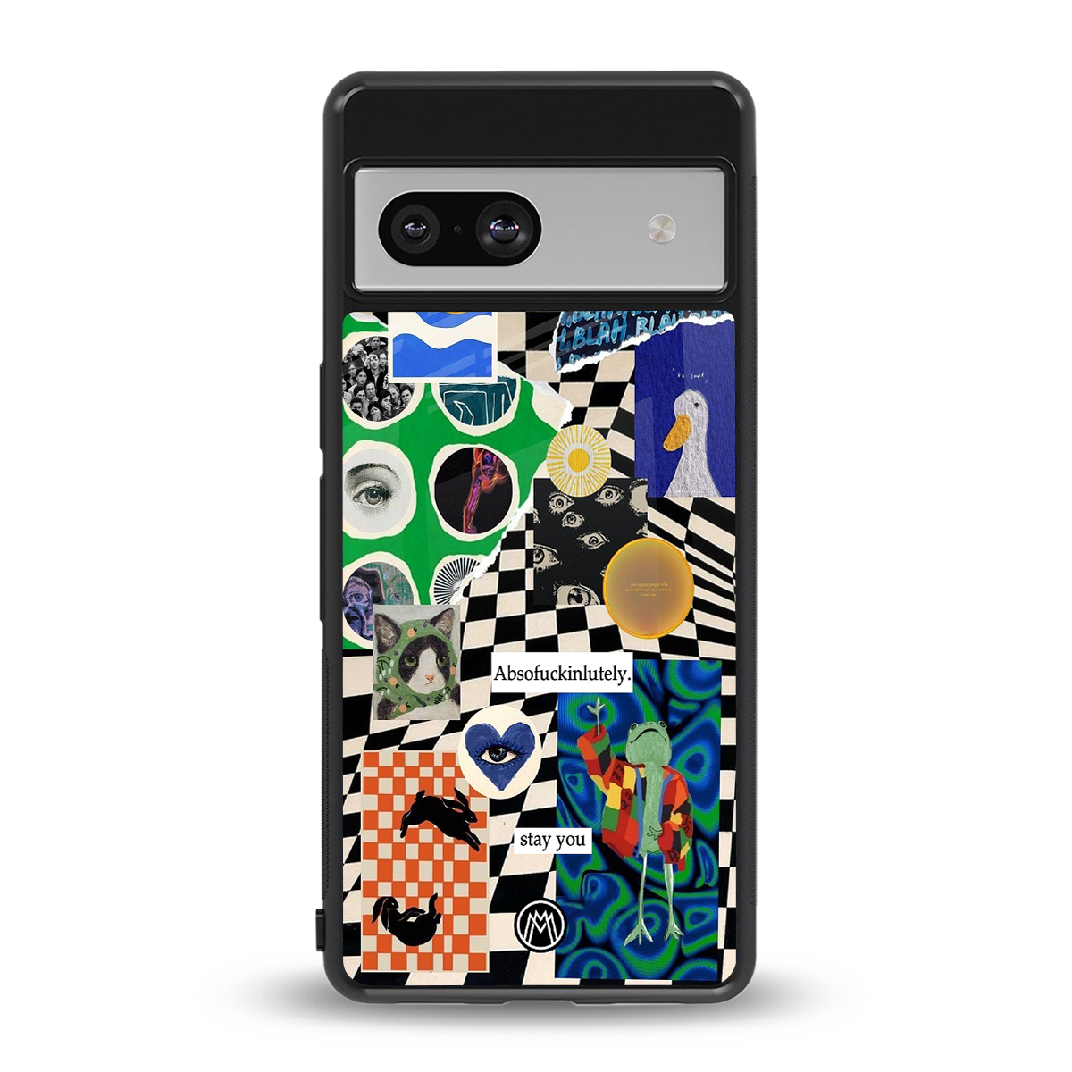 courage back phone cover | glass case for Google Pixel 7A
