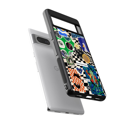 courage back phone cover | glass case for Google Pixel 7