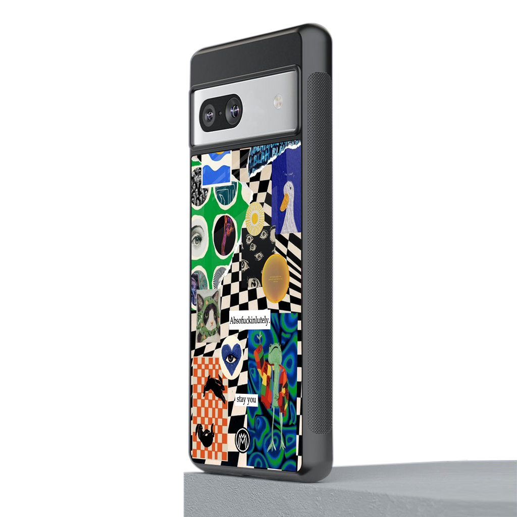 courage back phone cover | glass case for Google Pixel 7A
