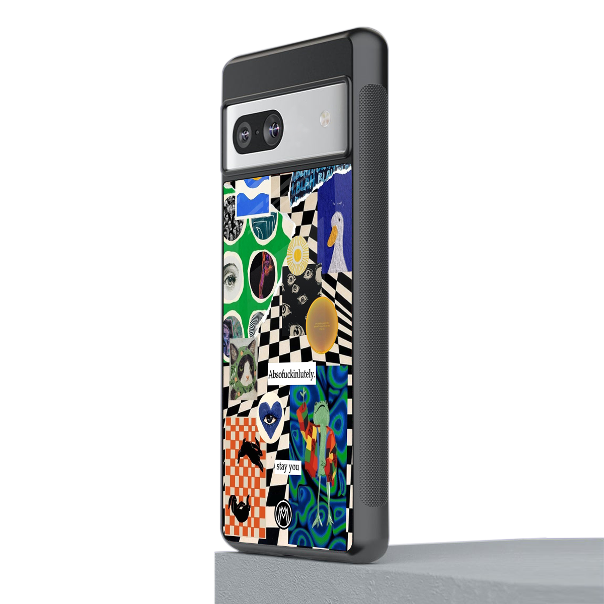 courage back phone cover | glass case for Google Pixel 7A