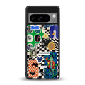courage back phone cover | glass case for google pixel 8 pro