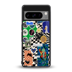 courage back phone cover | glass case for google pixel 8 pro