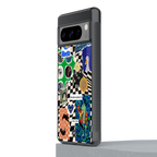 courage back phone cover | glass case for google pixel 8 pro