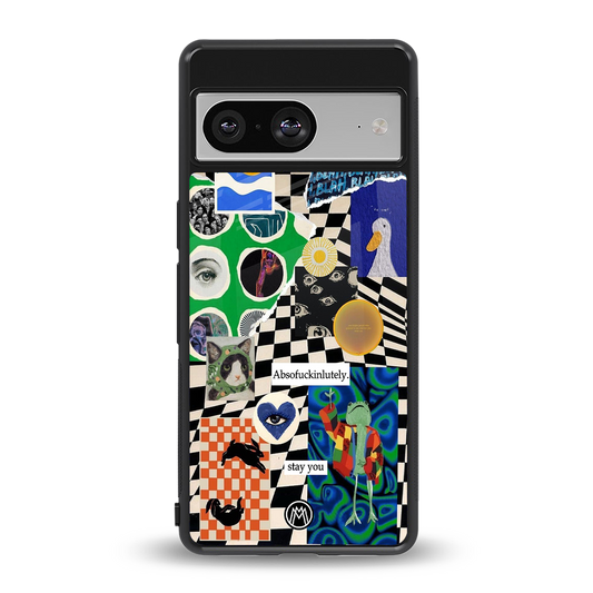 courage back phone cover | glass case for Google Pixel 8