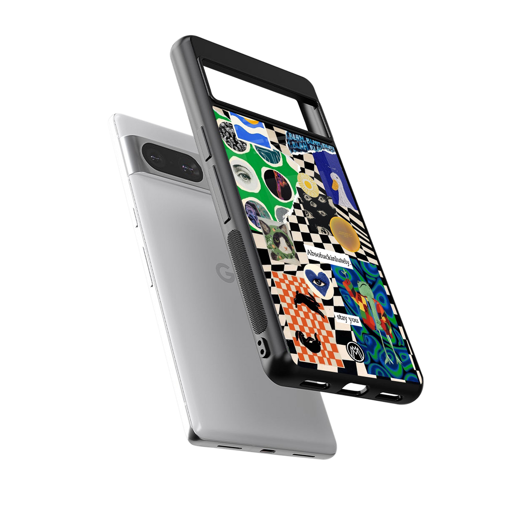 courage back phone cover | glass case for Google Pixel 8