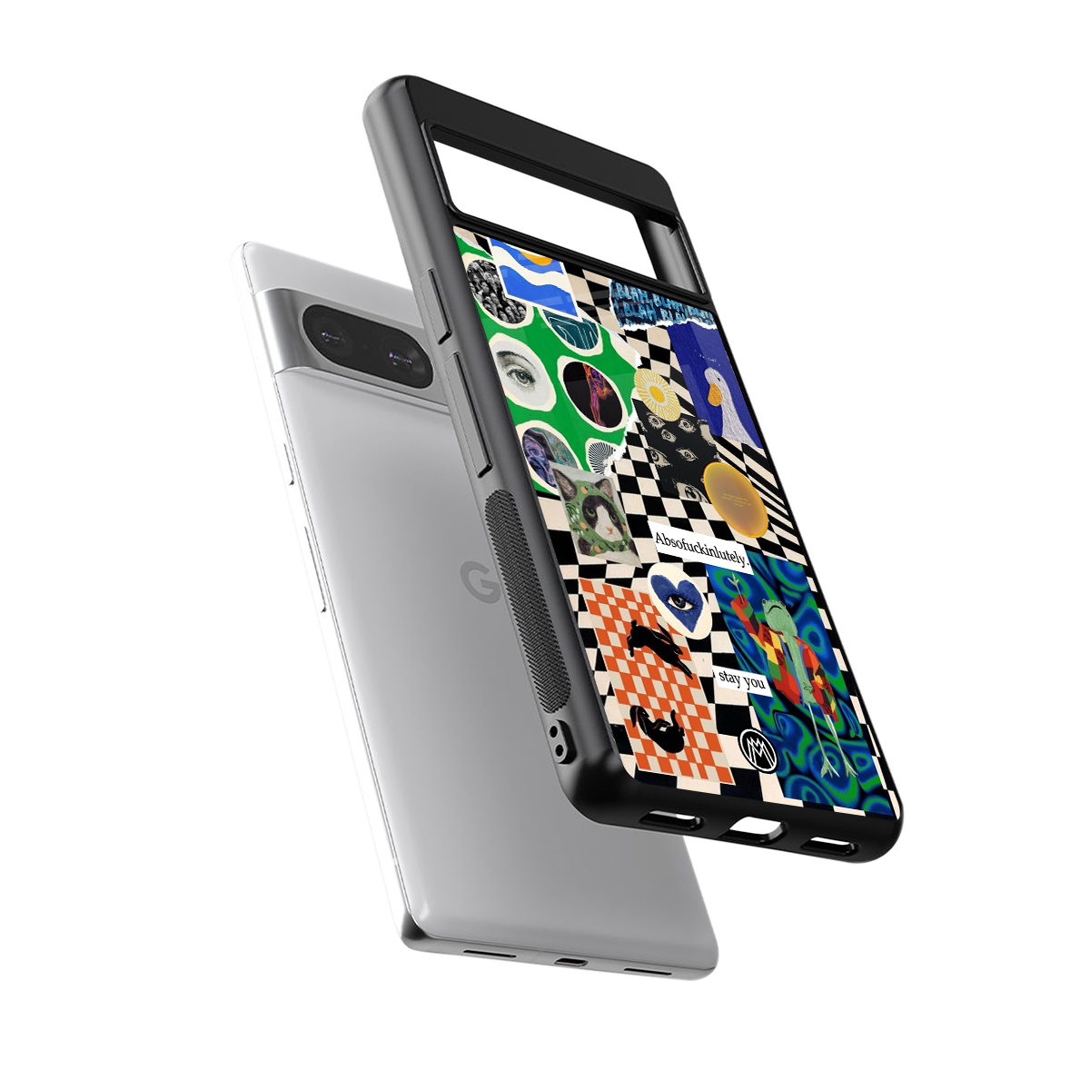 courage back phone cover | glass case for Google Pixel 8