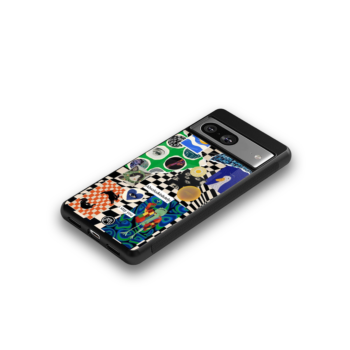 courage back phone cover | glass case for Google Pixel 8