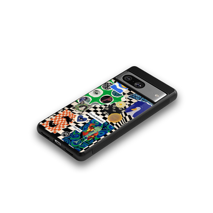 courage back phone cover | glass case for Google Pixel 8