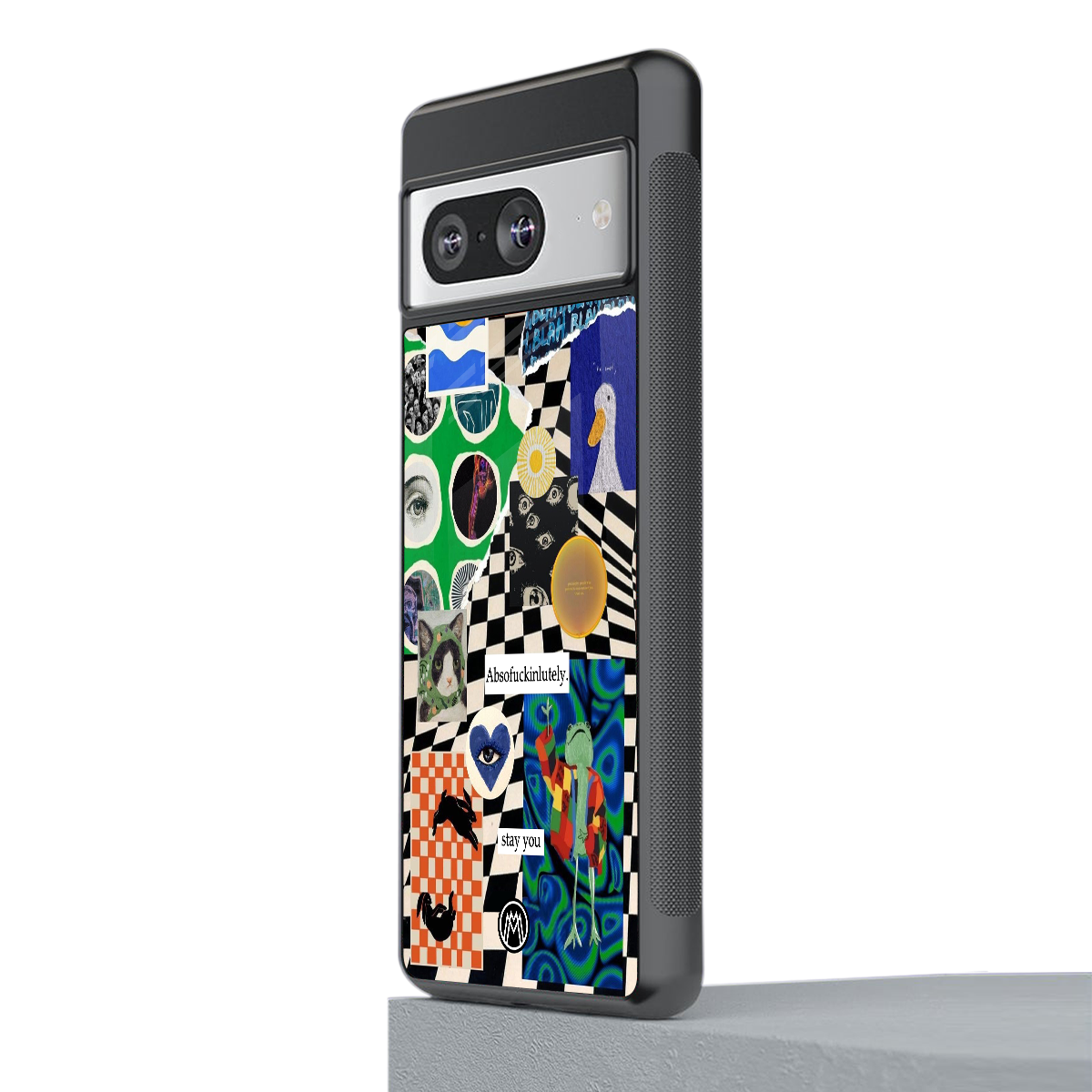 courage back phone cover | glass case for Google Pixel 8