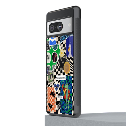 courage back phone cover | glass case for Google Pixel 8