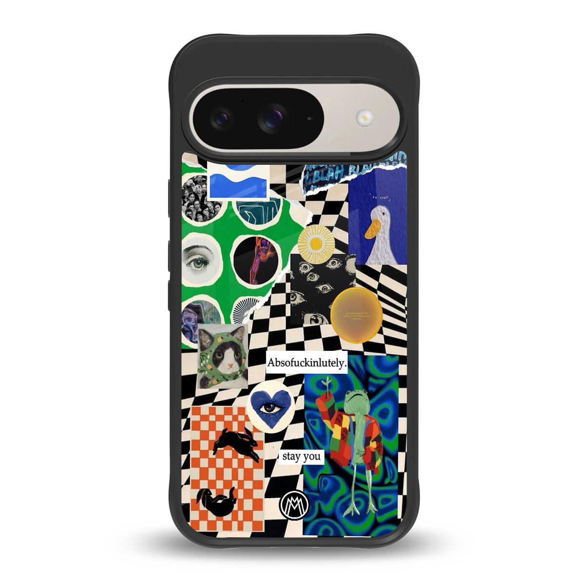 courage back phone cover | glass case for google pixel 9