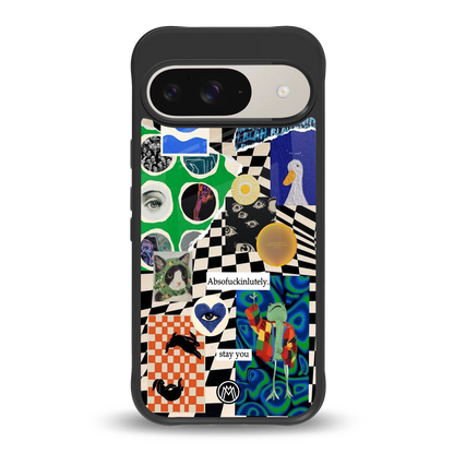 courage back phone cover | glass case for google pixel 9
