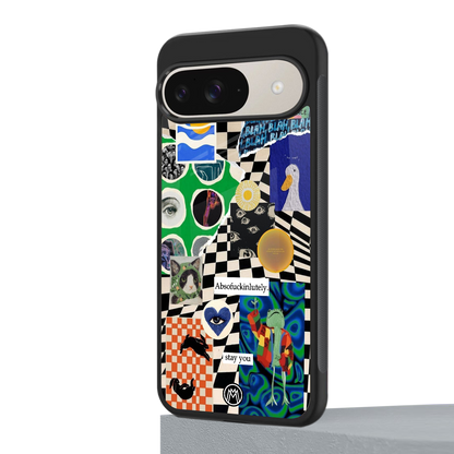 courage back phone cover | glass case for google pixel 9