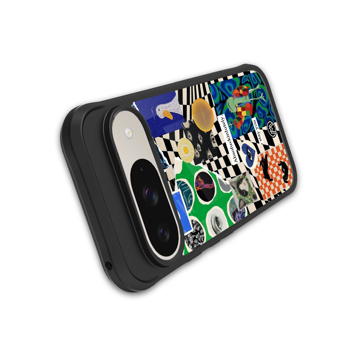 courage back phone cover | glass case for google pixel 9