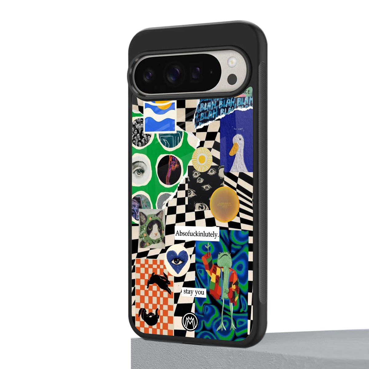 courage back phone cover | glass case for google pixel 9 pro xl