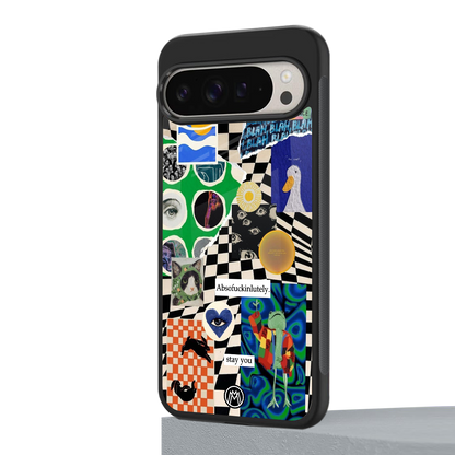 courage back phone cover | glass case for google pixel 9 pro xl