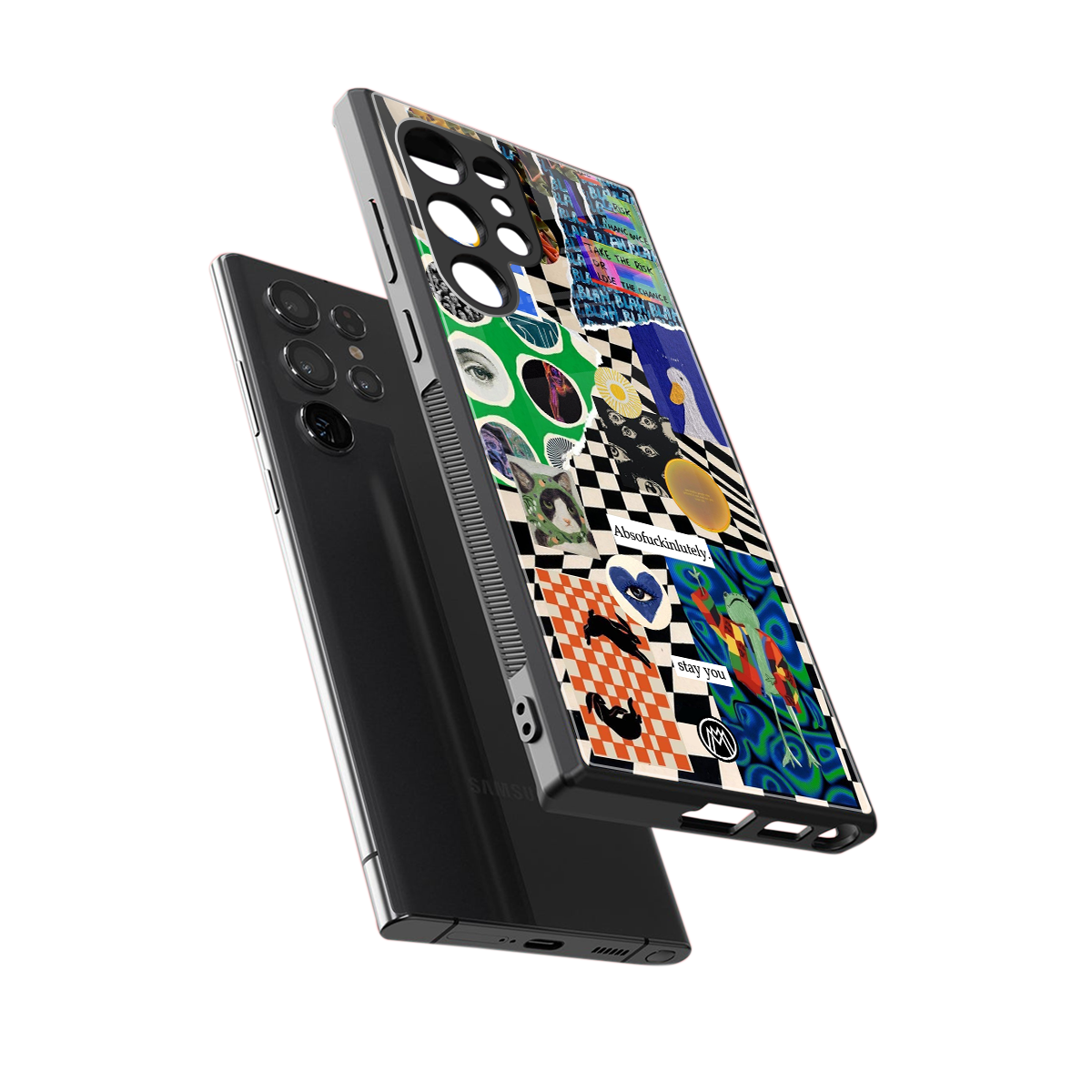 courage back phone cover | glass case for samsung galaxy s23 ultra