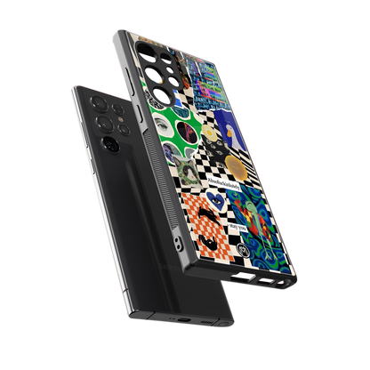 courage back phone cover | glass case for samsung galaxy s23 ultra