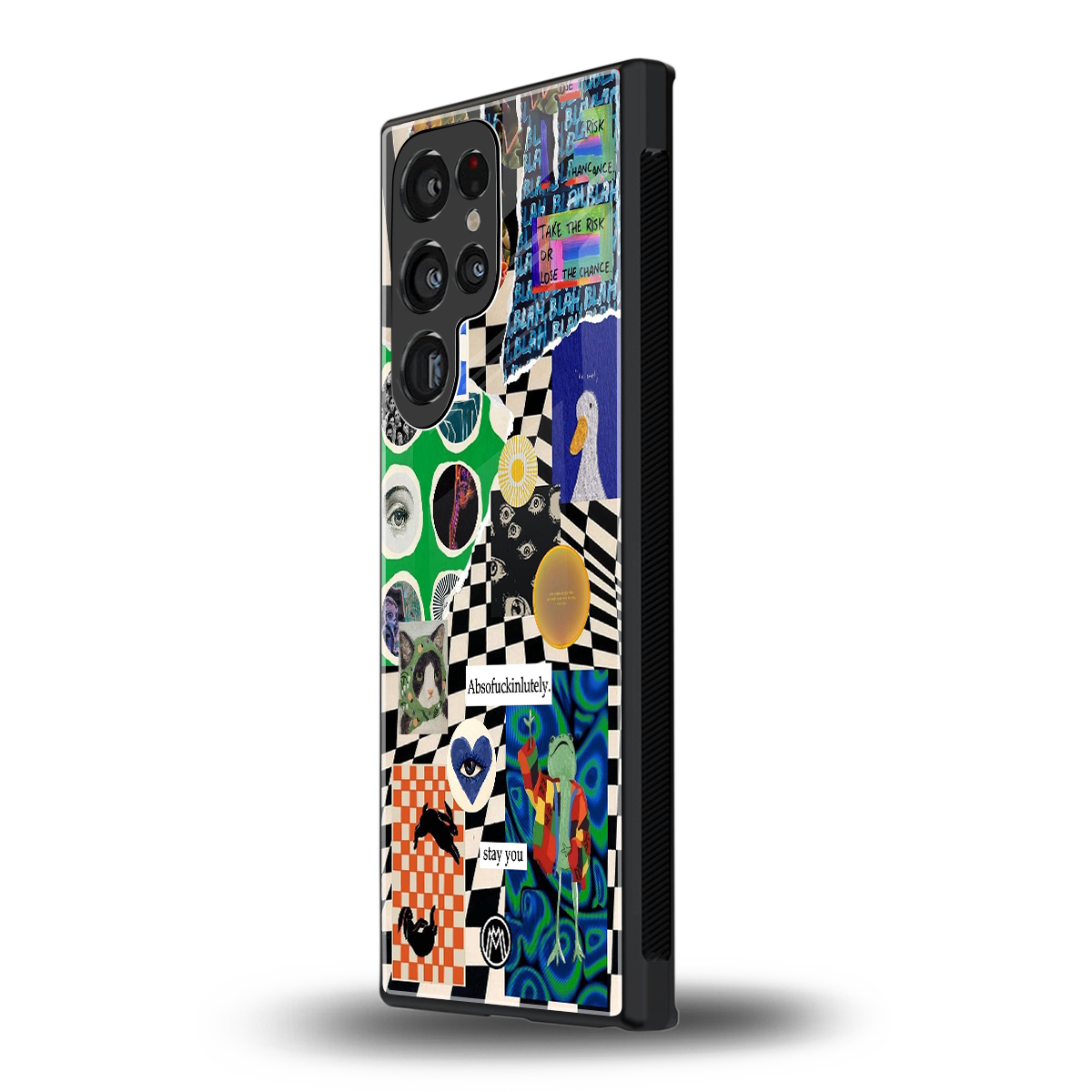 courage back phone cover | glass case for samsung galaxy s23 ultra