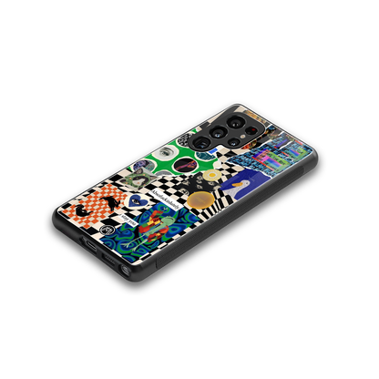 courage back phone cover | glass case for samsung galaxy s25 ultra