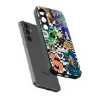 courage back phone cover | glass case for samsung galaxy s25 plus