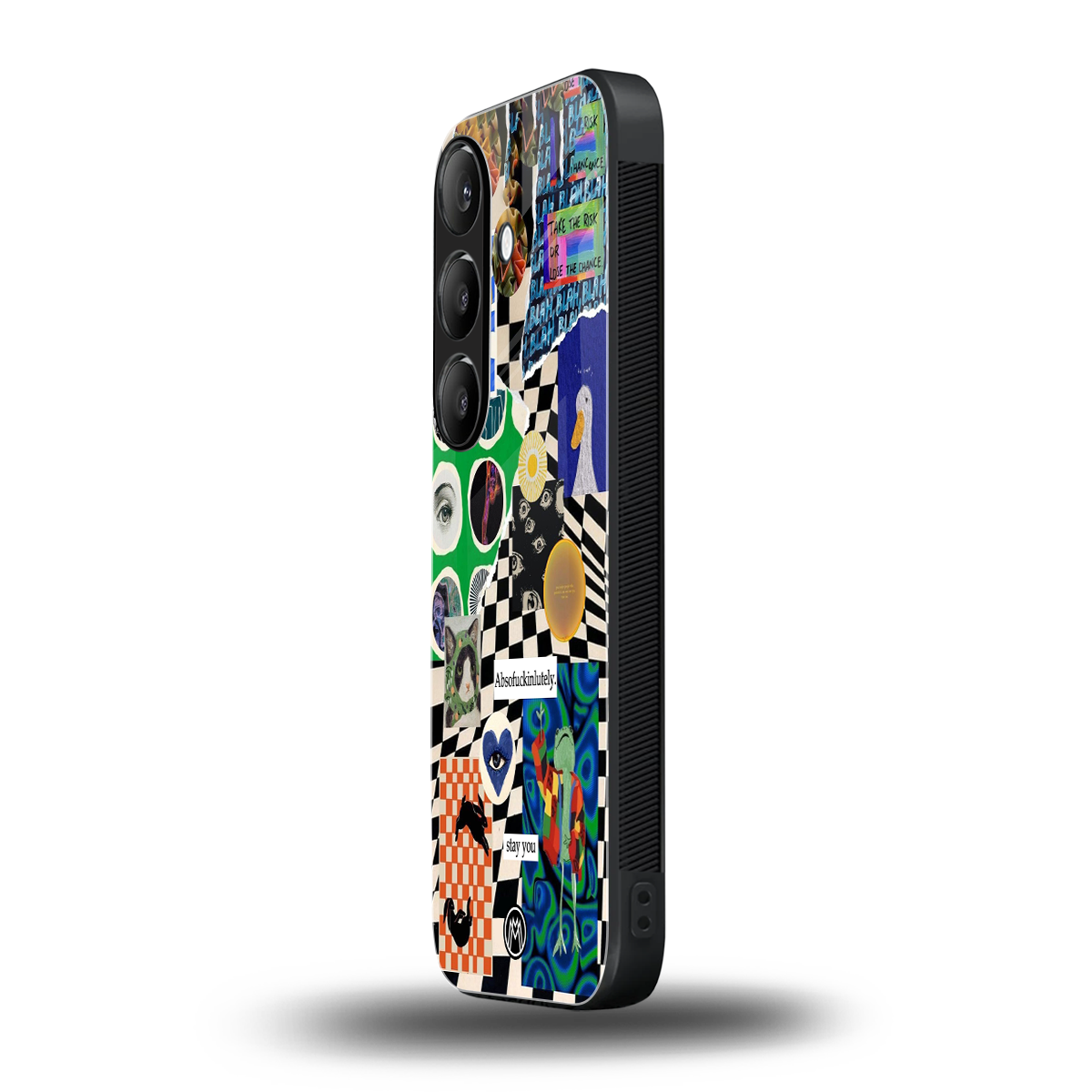 courage back phone cover | glass case for samsung galaxy s24 fe