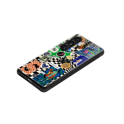 courage back phone cover | glass case for samsung galaxy s24 fe