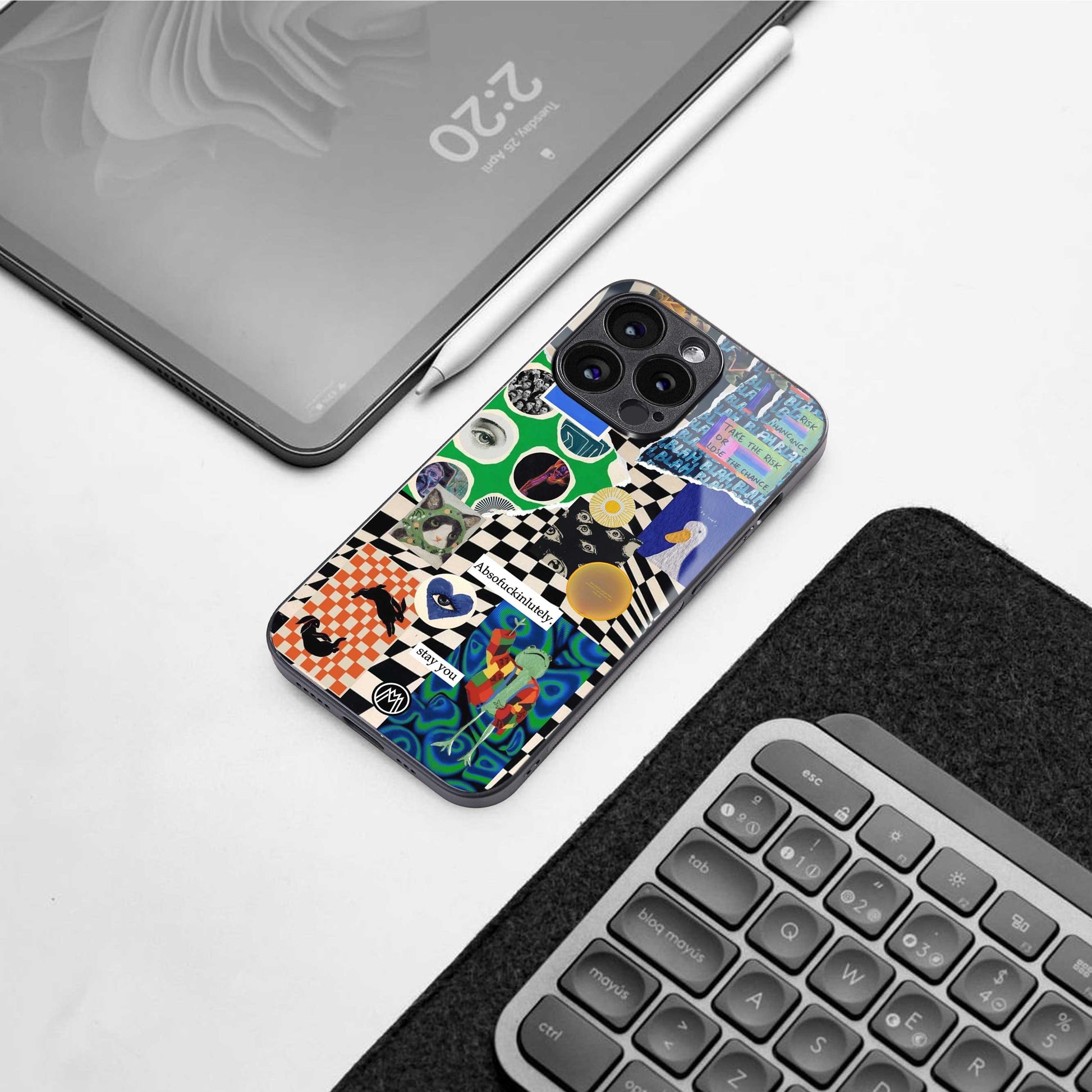 courage back phone cover | glass case for samsung galaxy s24 ultra