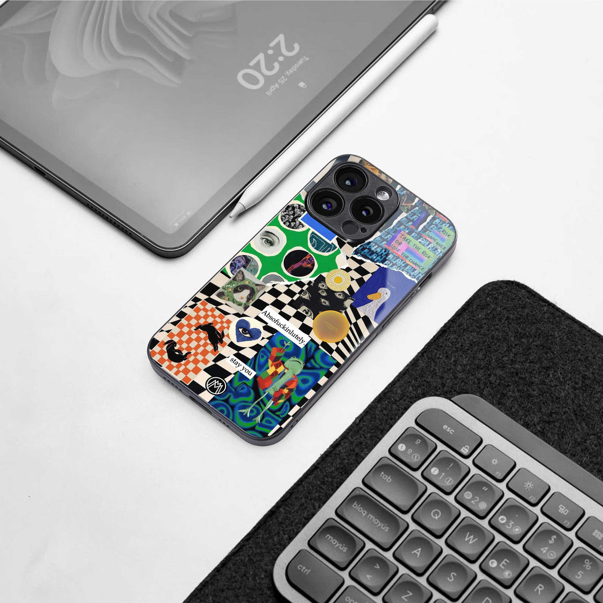 courage back phone cover | glass case for samsung galaxy s23 fe