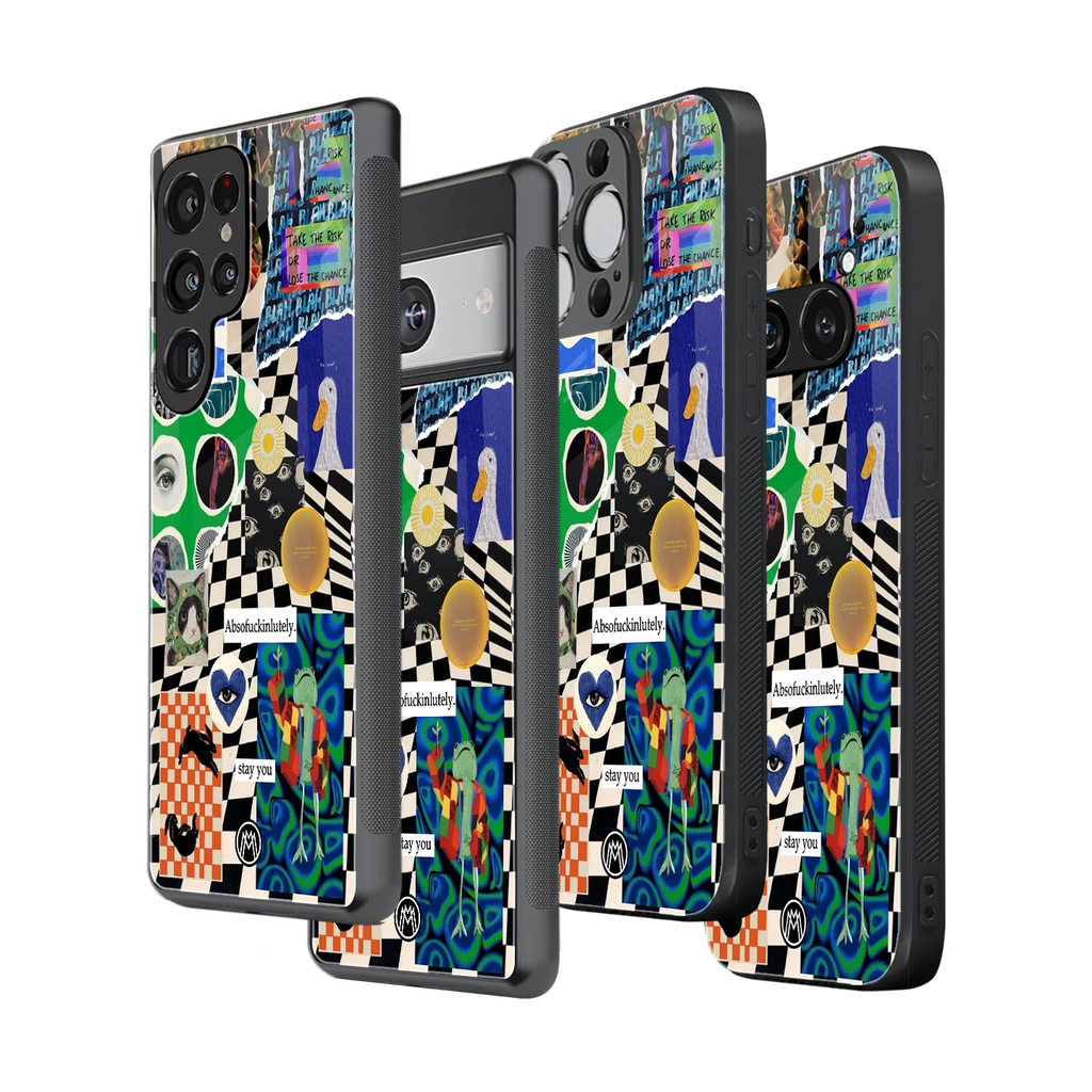 Stylish Glass Back Case for All Smartphones – iPhone, Samsung, OnePlus, Pixel, Redmi, Oppo, Vivo, Motorola