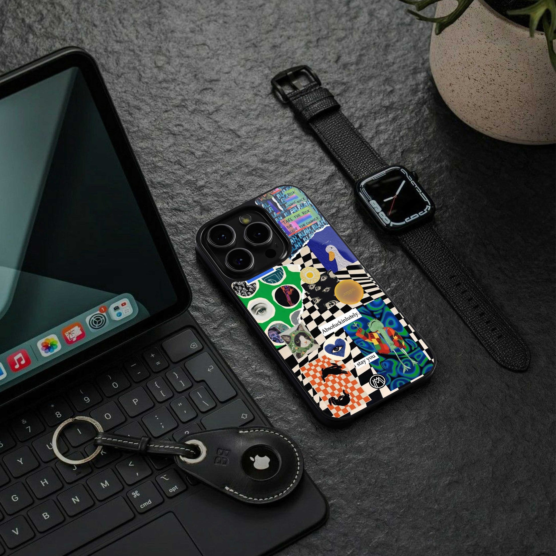 courage back phone cover | glass case for samsung galaxy s24 ultra