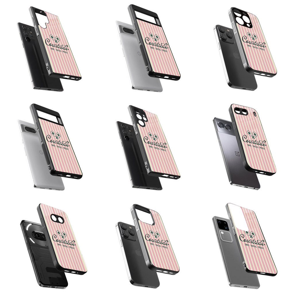 Durable Glass Back Mobile Case for iPhone, Samsung, OnePlus, Google Pixel, Redmi, Vivo, Oppo