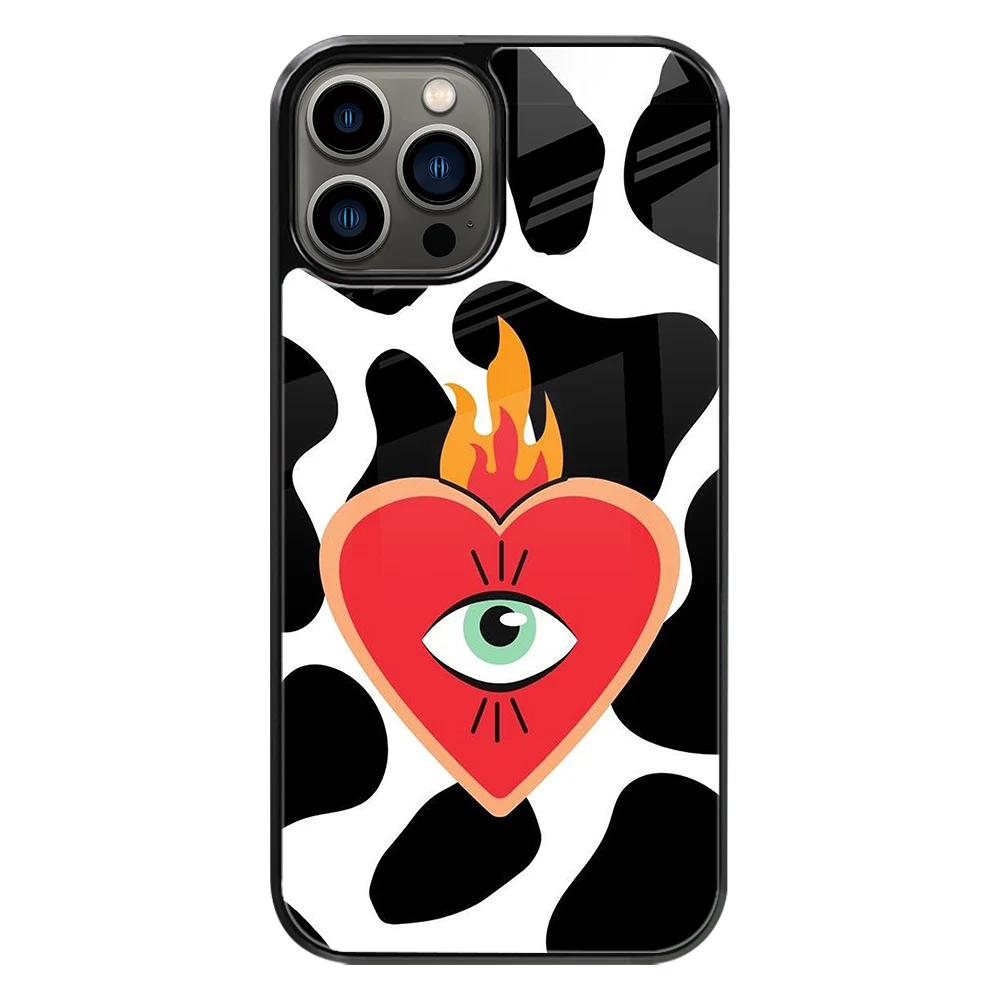Premium Glass Back Mobile Phone Cover for iPhone, Samsung, OnePlus, Google Pixel, Redmi, Oppo, Vivo & Realme