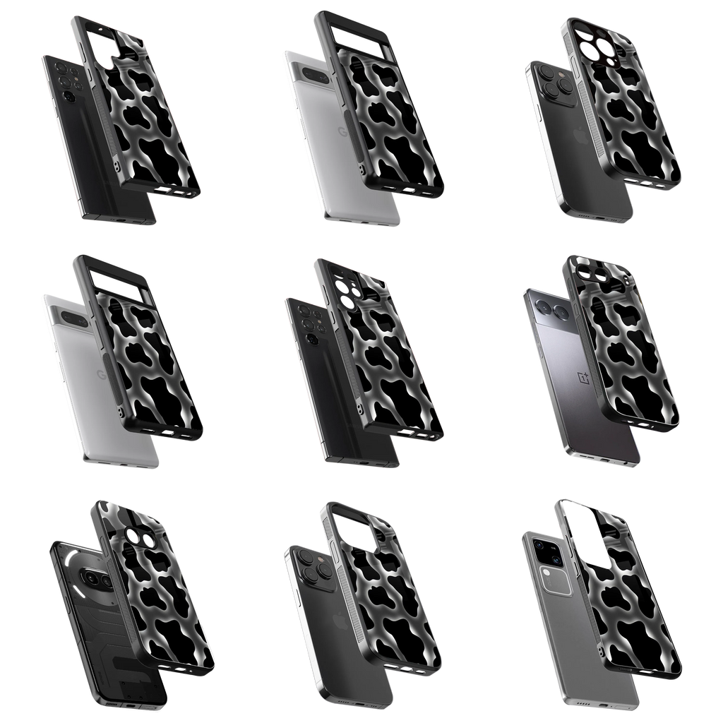 Durable Glass Back Mobile Case for iPhone, Samsung, OnePlus, Google Pixel, Redmi, Vivo, Oppo
