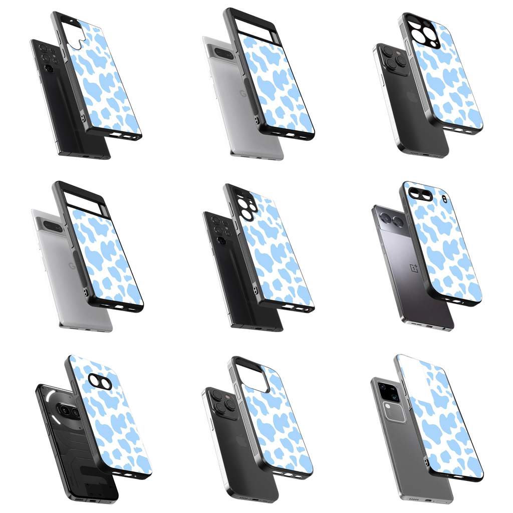 Durable Glass Back Mobile Case for iPhone, Samsung, OnePlus, Google Pixel, Redmi, Vivo, Oppo