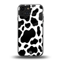 cow fur back phone cover | glass case for iphone 13 mini