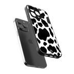 cow fur back phone cover | glass case for iphone 13 pro max