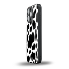 cow fur back phone cover | glass case for iphone 13 pro max