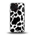 cow fur back phone cover | glass case for iphone 14 pro max