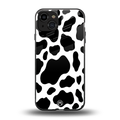 cow fur back phone cover | glass case for iphone 15