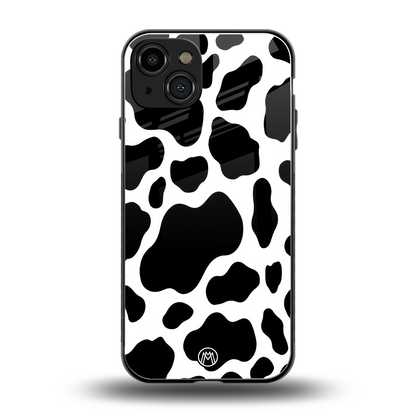 cow fur back phone cover | glass case for iphone 14