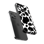 cow fur back phone cover | glass case for iphone 16 pro