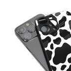 cow fur back phone cover | glass case for iphone 16 pro max