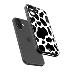 cow fur back phone cover | glass case for iphone 16