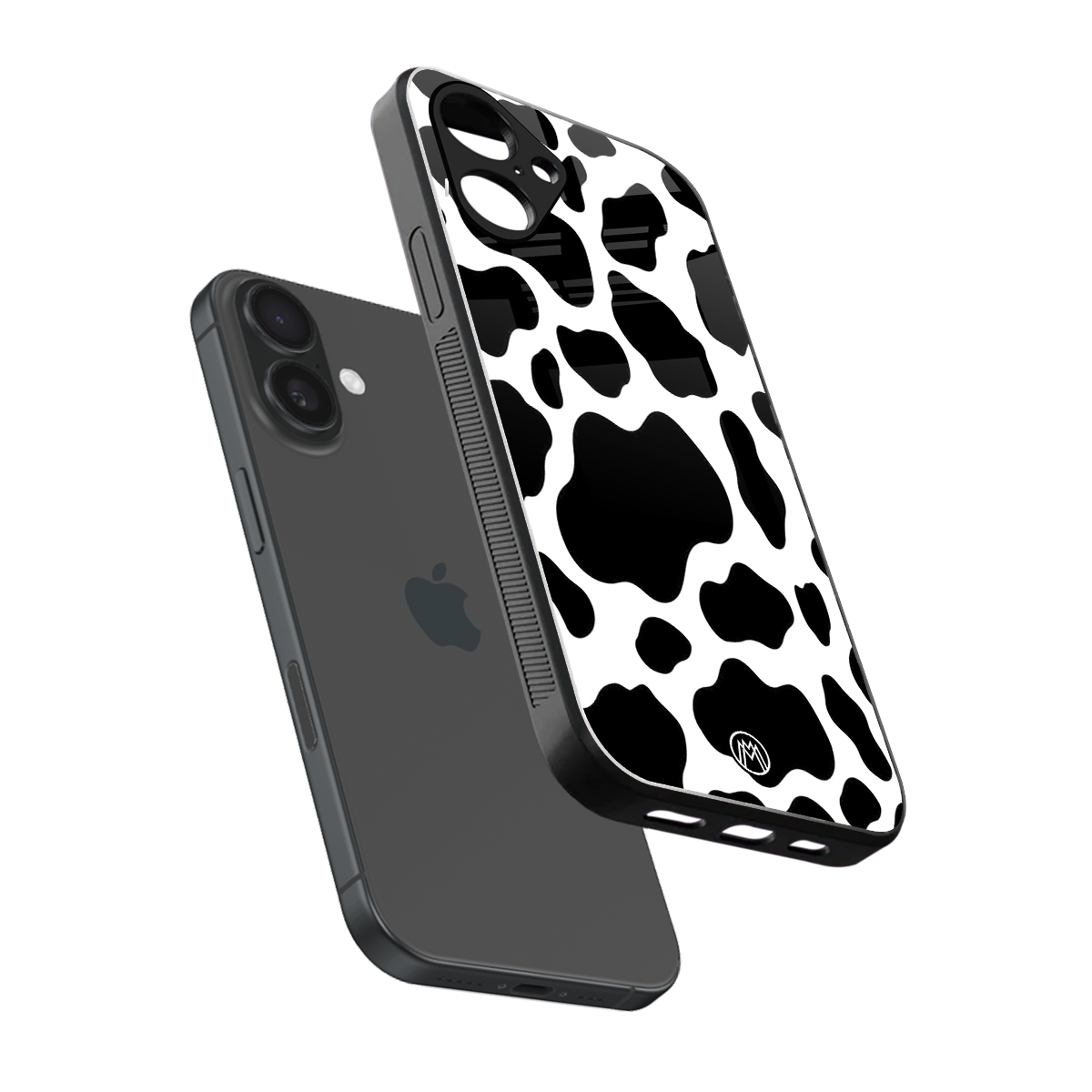 cow fur back phone cover | glass case for iphone 16
