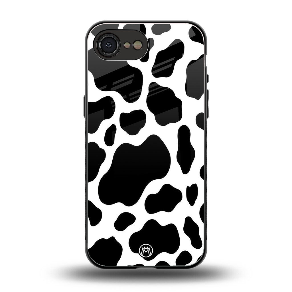 cow fur back phone cover | glass case for iphone 16e