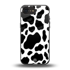 cow fur back phone cover | glass case for iphone 16e
