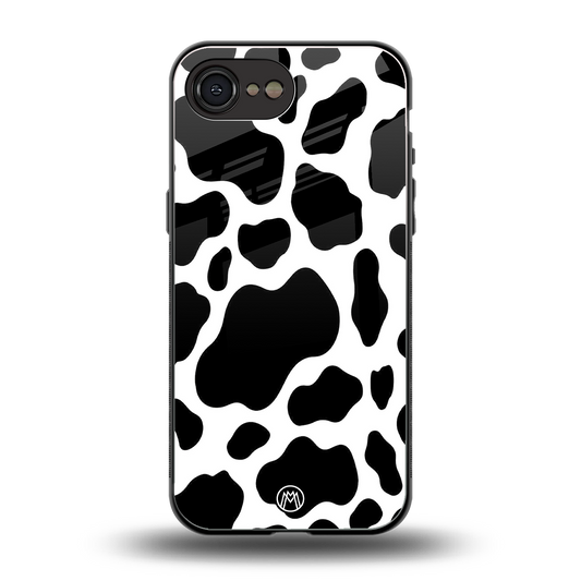 cow fur back phone cover | glass case for iphone 16e